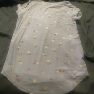 Sweet Tea's girls by Pink Rose, floral purple shirt